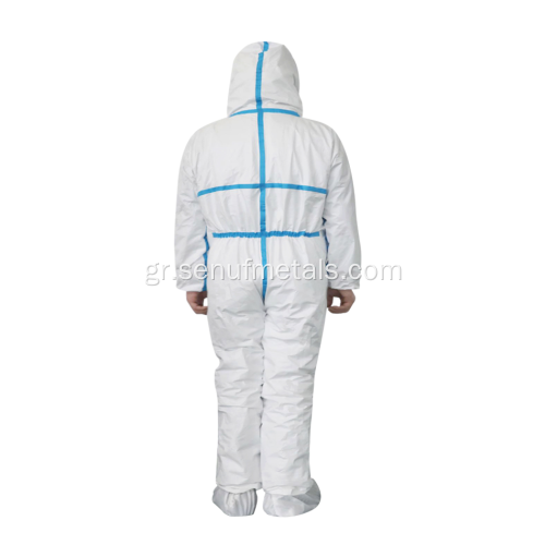 ppe full body isolation protection suit μίας χρήσης ολόσωμη φόρμα